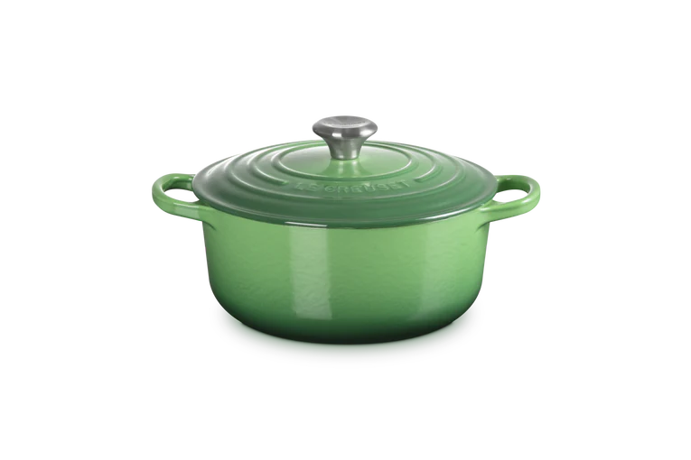 Le Creuset Signature 20cm Cast Iron Round Casserole - Bamboo Green | 21177204344441