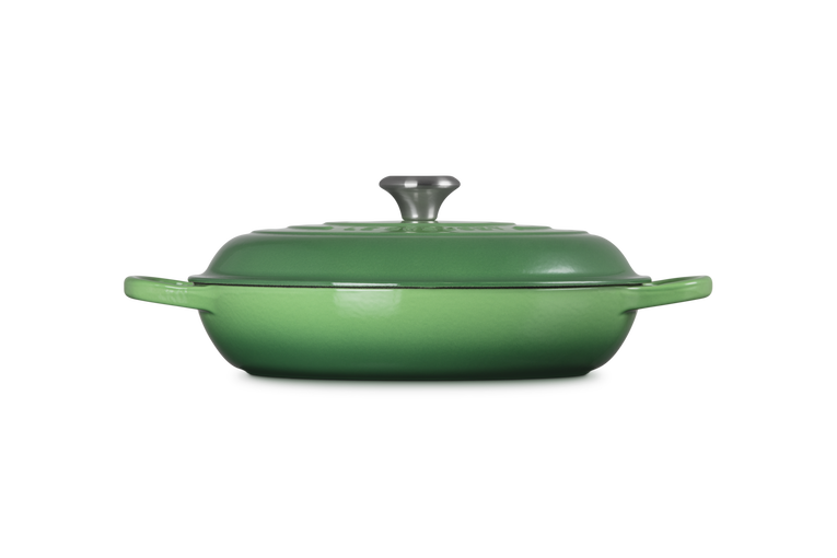 Le Creuset Signature 30cm Cast Iron Shallow Casserole - Bamboo Green | 21180304082430