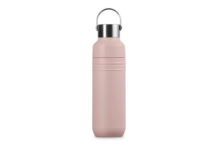 Le Creuset 500ml Insulated On the Go Bottle - Shell Pink | 41066287770001