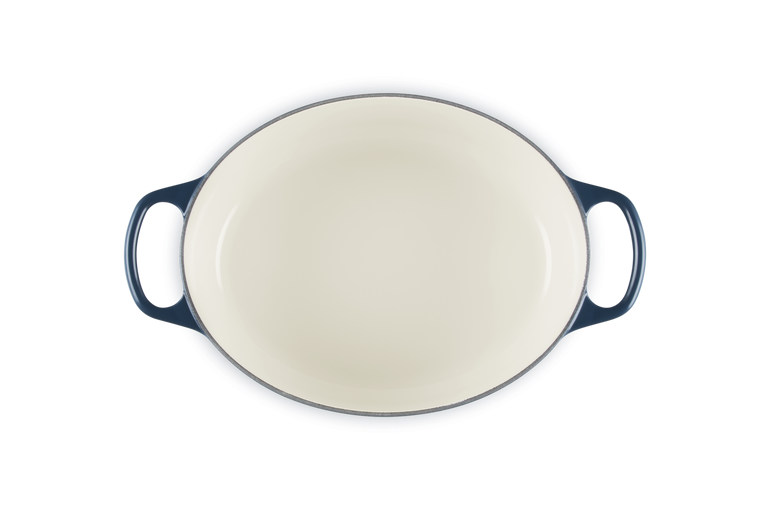Le Creuset Signature 29cm Cast Iron Oval Casserole - Nuit | 21178291294475