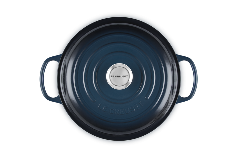 Le Creuset Signature 26cm Cast Iron Shallow Casserole - Nuit | 21180261294475