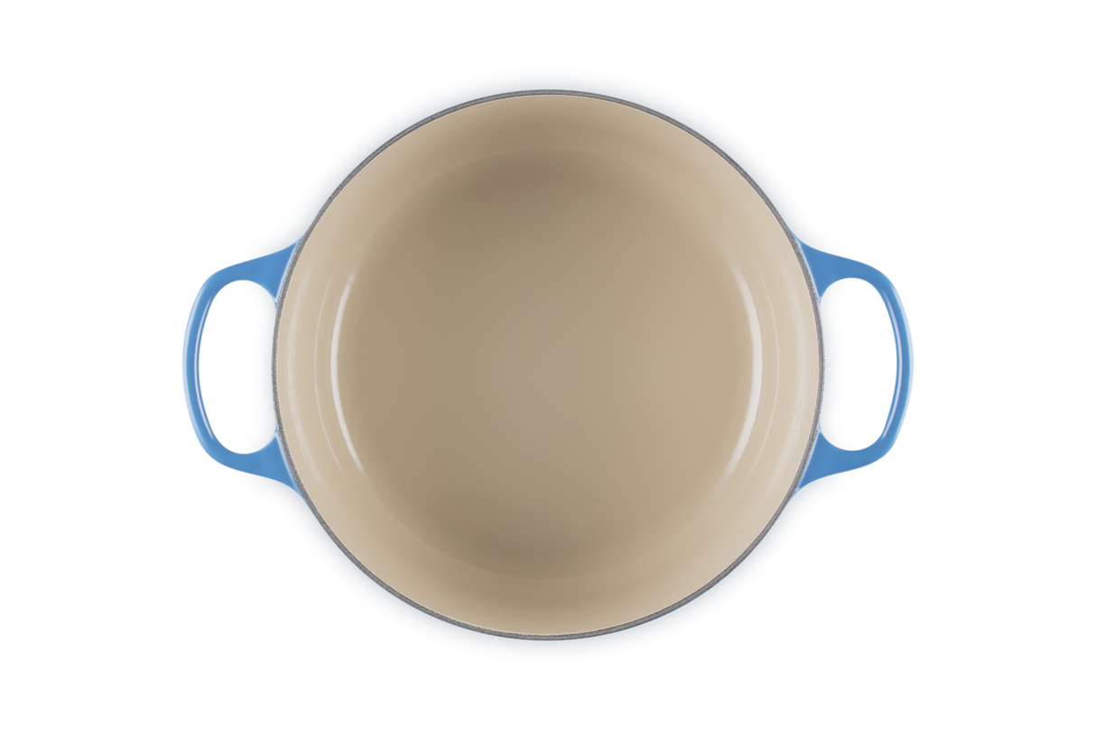 Le Creuset Signature 26cm Cast Iron Round Casserole - Azure | 21177262202430