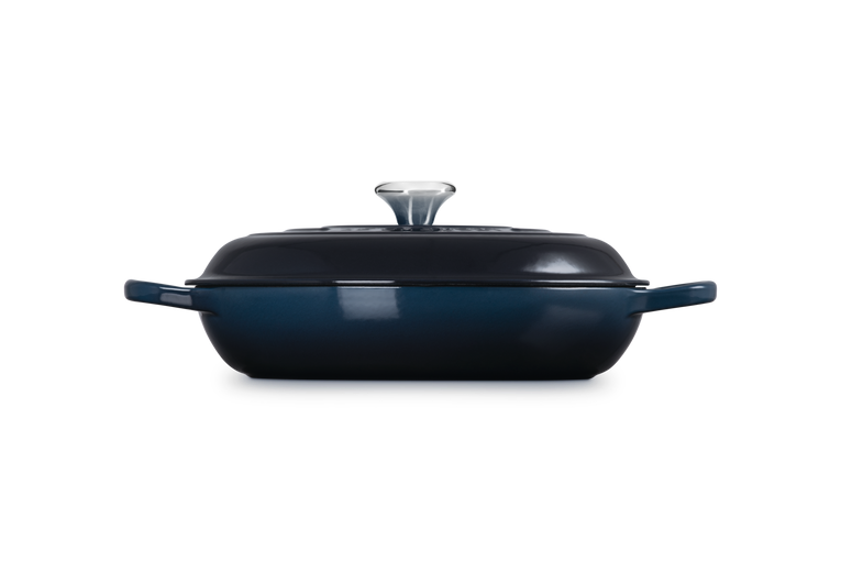 Le Creuset Signature 30cm Cast Iron Shallow Casserole - Nuit | 21180301294475