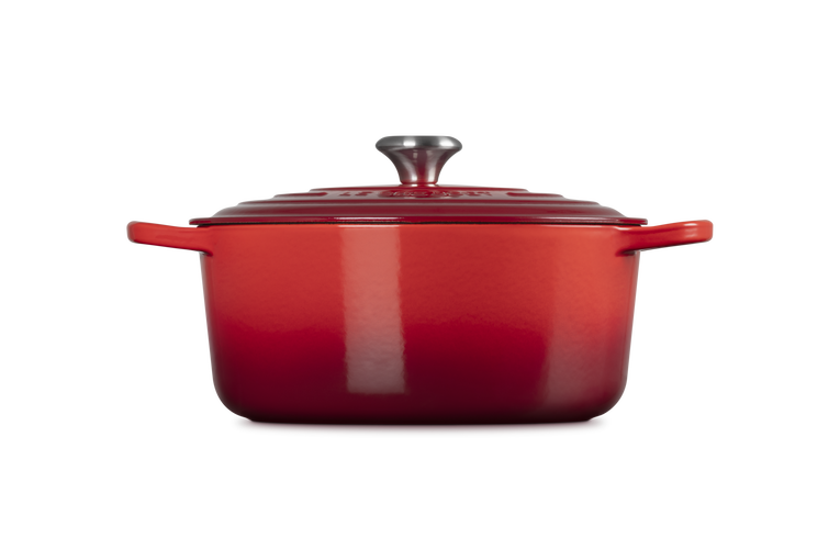 Le Creuset Signature 28cm Cast Iron Round Casserole - Cerise | 21177280602430