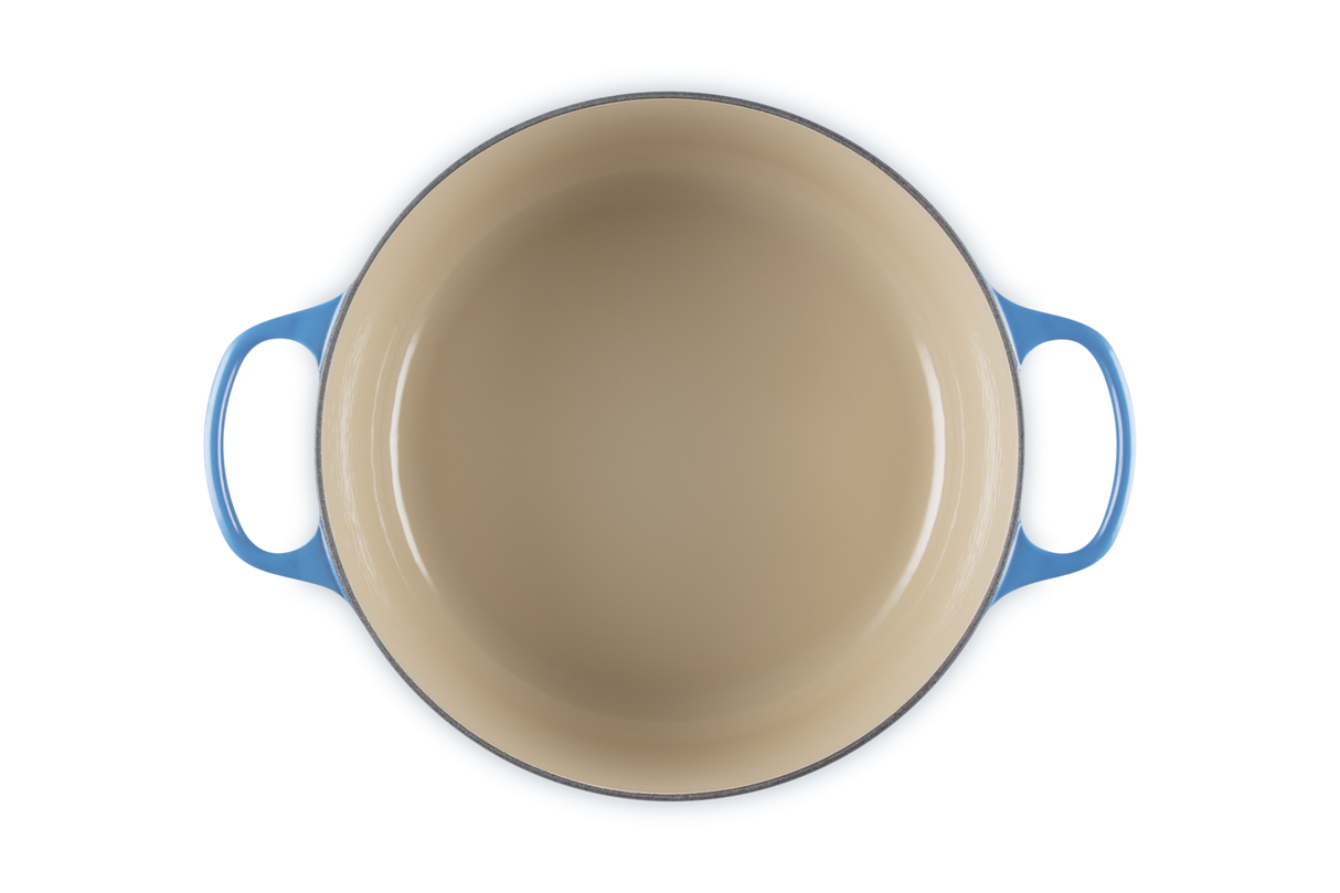 Le Creuset Signature 28cm Cast Iron Round Casserole - Azure | 21177282202430