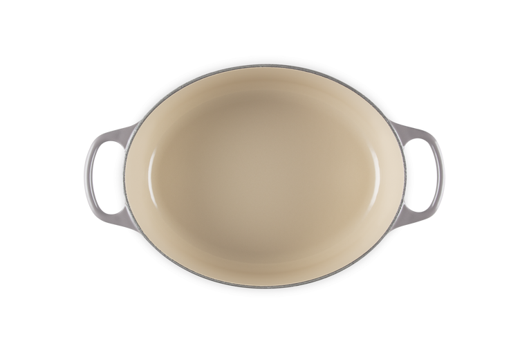 Le Creuset Signature 29cm Cast Iron Oval Casserole - Flint | 21178294442430