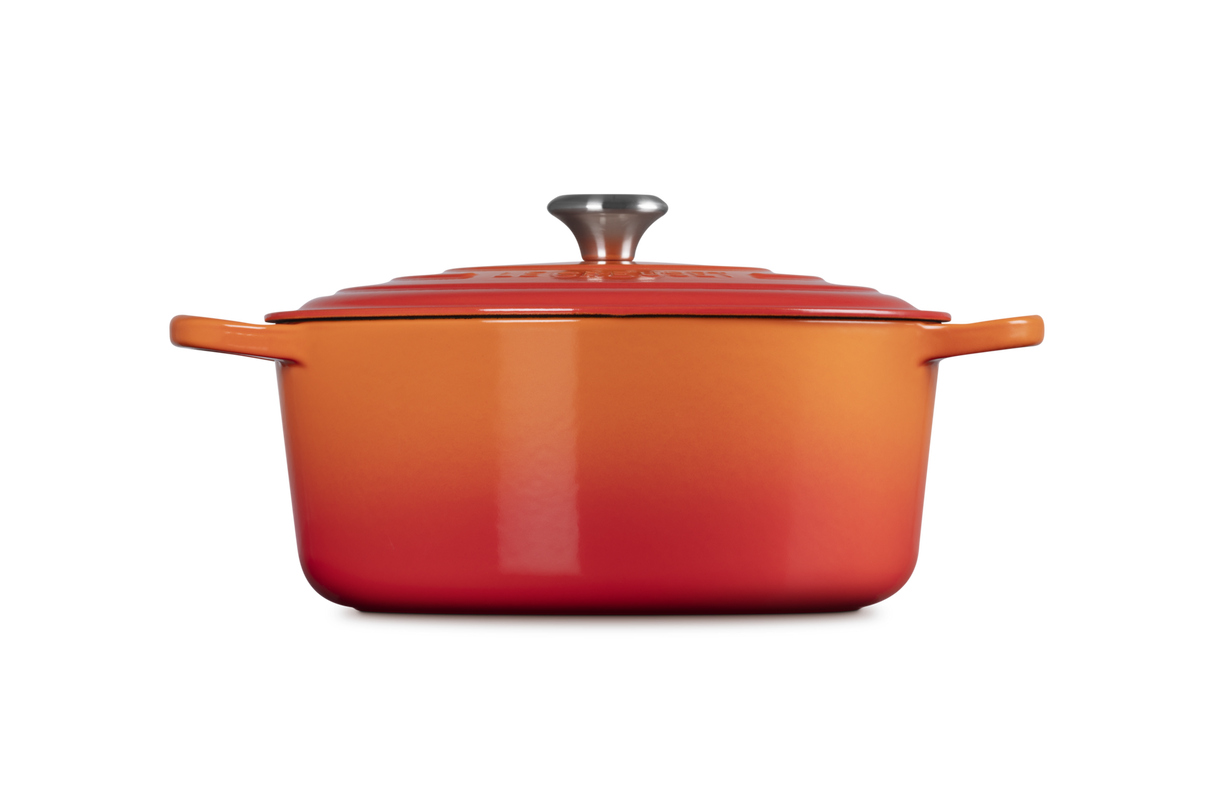 Le Creuset Signature 30cm Cast Iron Round Casserole - Volcanic | 21177300902430