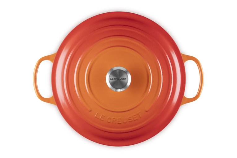 Le Creuset Signature 30cm Cast Iron Round Casserole - Volcanic | 21177300902430