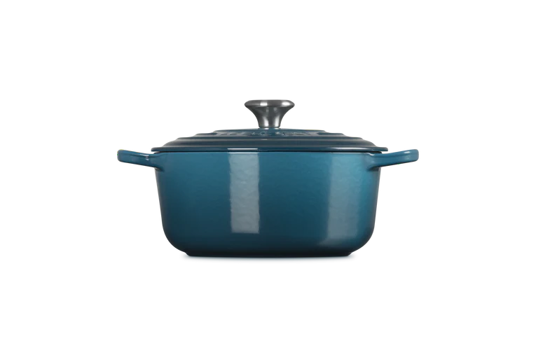 Le Creuset Signature 20cm Cast Iron Round Casserole - Deep Teal | 21177206422430