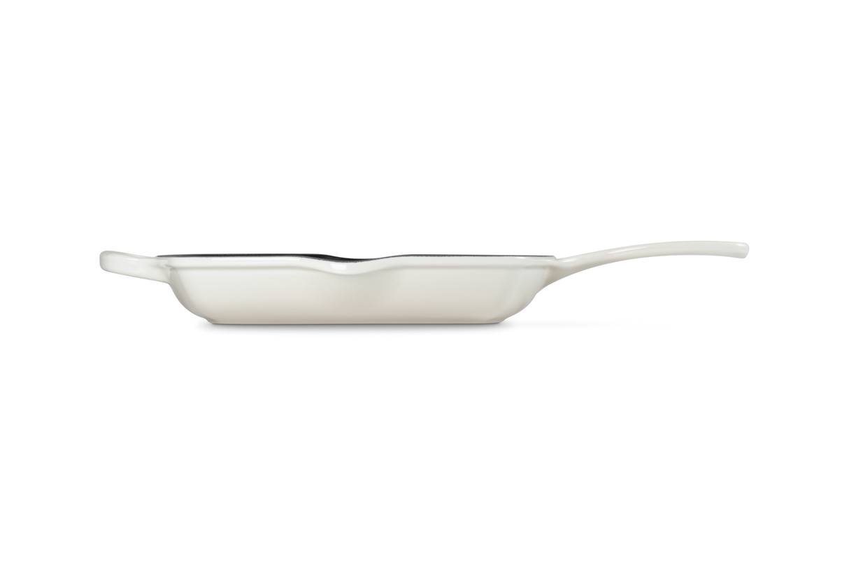 Le Creuset Signature 26cm Cast Iron Square Grillit - Meringue | 20183267160422