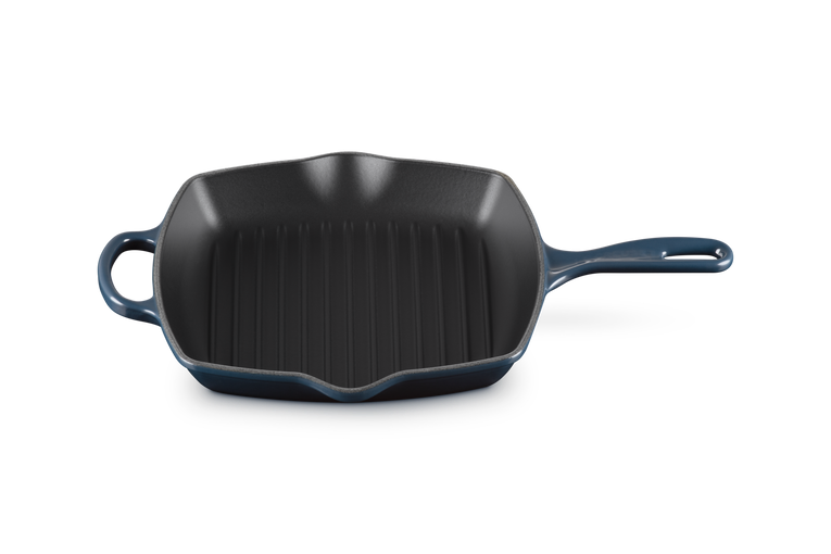 Le Creuset Signature 26cm Cast Iron Square Grillit - Nuit | 20183261290422
