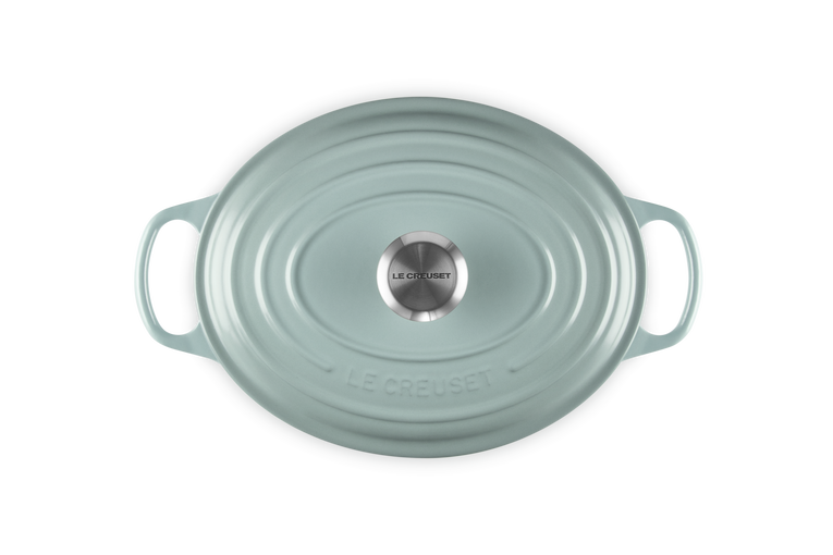 Le Creuset Signature 29cm Cast Iron Oval Casserole - Sea Salt | 21178297174430