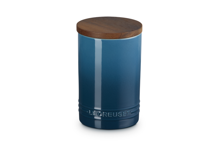 Le Creuset 770ml Stoneware Signature Storage Jar - Deep Teal | 70819776420099