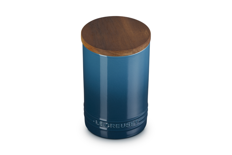 Le Creuset 770ml Stoneware Signature Storage Jar - Deep Teal | 70819776420099