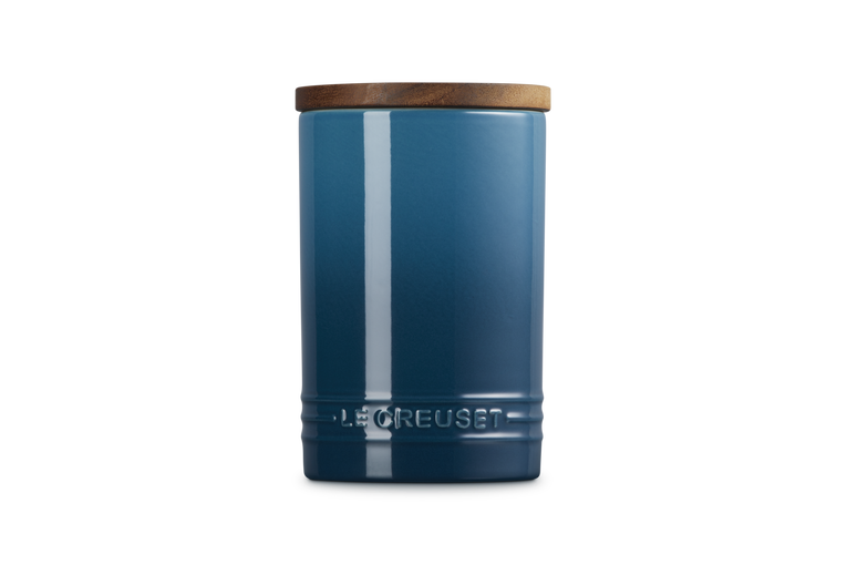Le Creuset 770ml Stoneware Signature Storage Jar - Deep Teal | 70819776420099