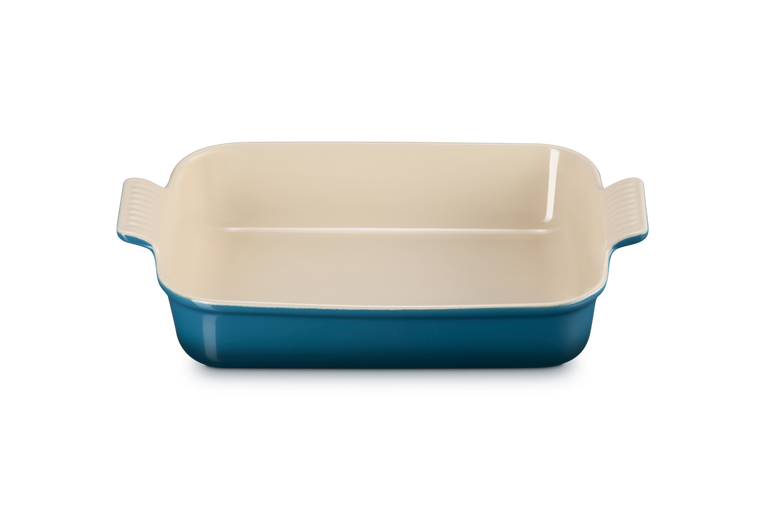 Le Creuset 32cm Stoneware Heritage Rectangular Dish - Deep Teal | 71102326420001