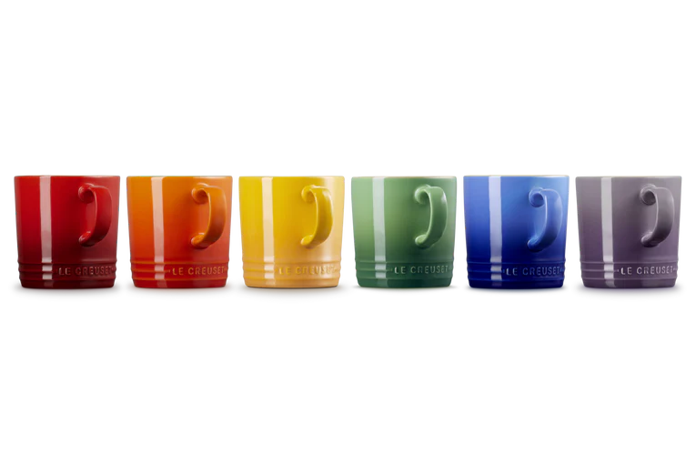 Le Creuset 320ml Stoneware Rainbow Set of 6 Mugs | 79114355219030