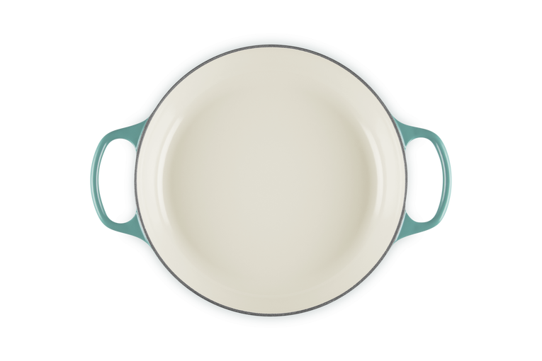 Le Creuset Signature 26cm Cast Iron Shallow Casserole - Bleu Riviera | 21180260994450