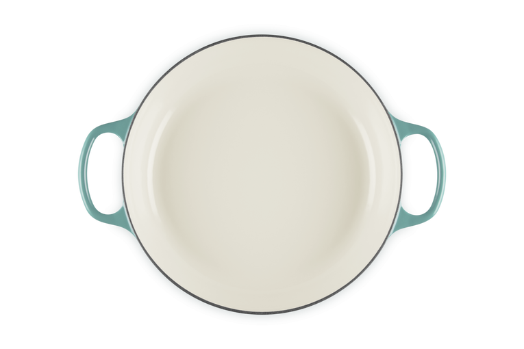 Le Creuset Signature 30cm Cast Iron Shallow Casserole - Bleu Riviera | 21180300994450