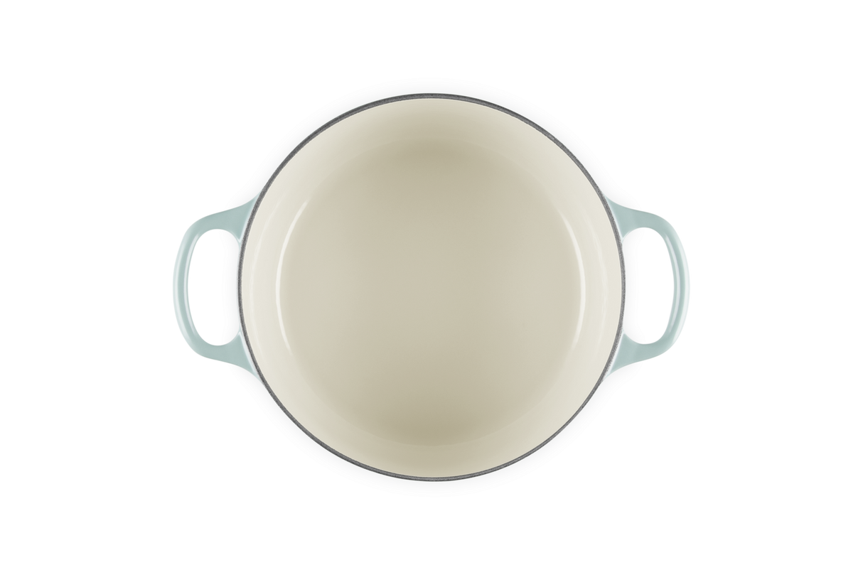 Le Creuset Signature 22cm Cast Iron Round Casserole - Sea Salt | 21177227174430