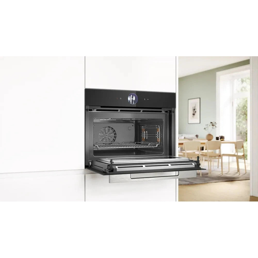 Bosch Series 8 Combi Oven with Microwave Black CMG7361B1B