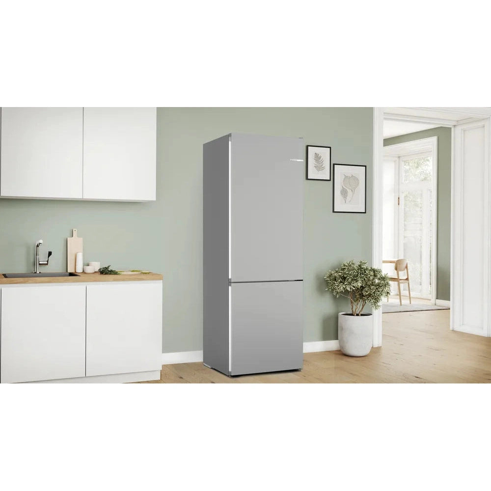 Bosch Series 4 70:30 Fridge Freezer Stainless Steel KGN492LDFG