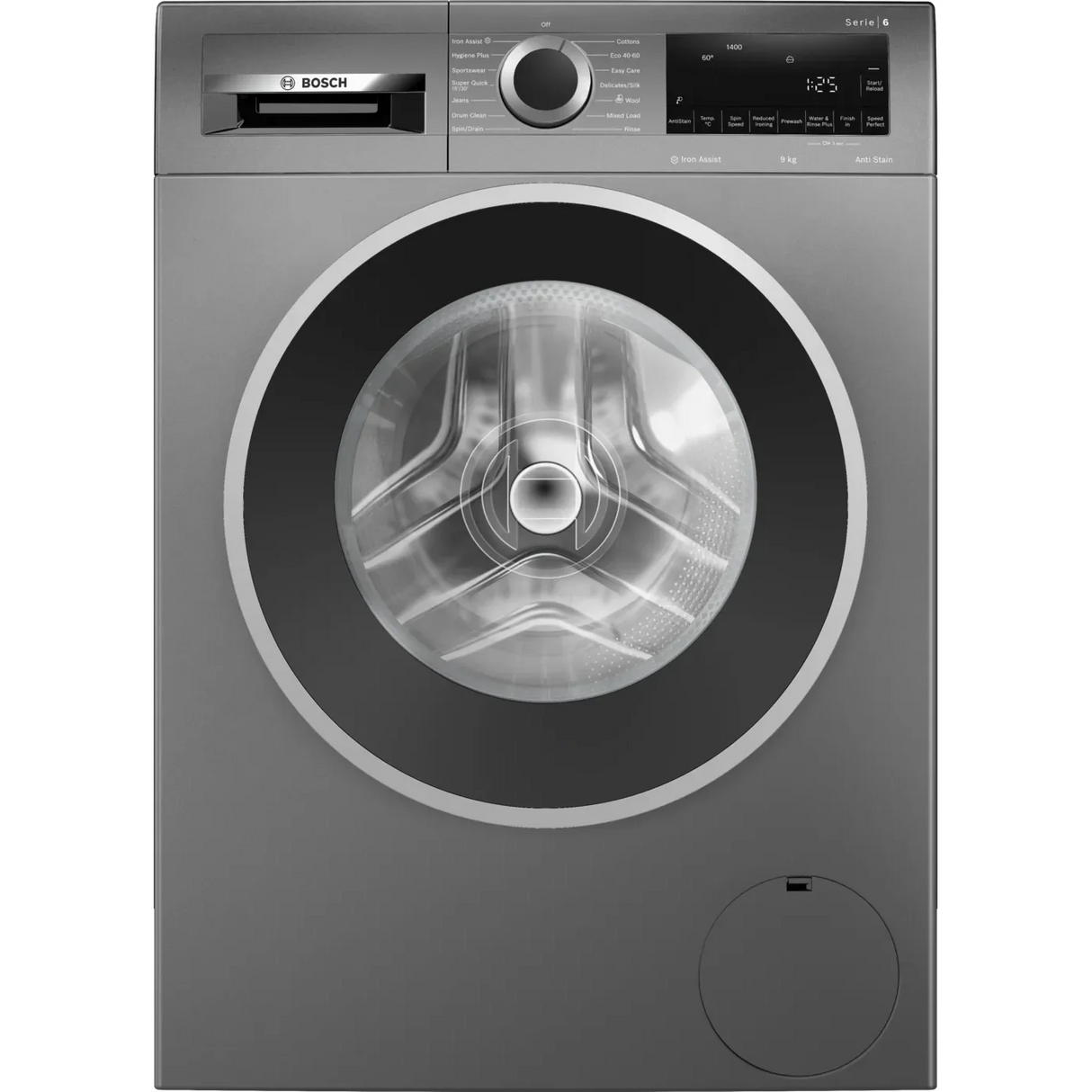Bosch Series 6 9kg Washing Machine Graphite | WGG244ZCGB