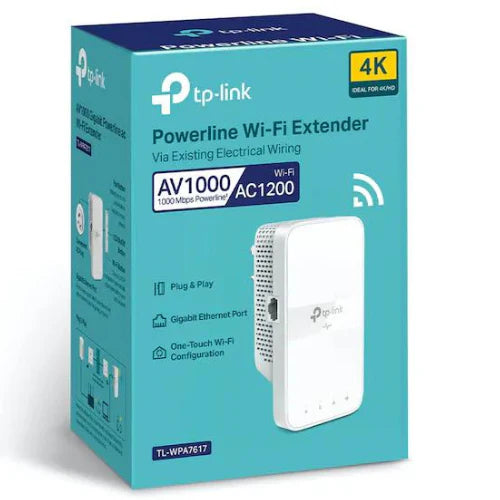 TP-Link AV1000 Powerline Wi-Fi Extender | WPA7617