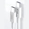 XO cable NB-Q190A PD USB-C - USB-C 1,0m 60W - White | EXSXO-NB-Q190A