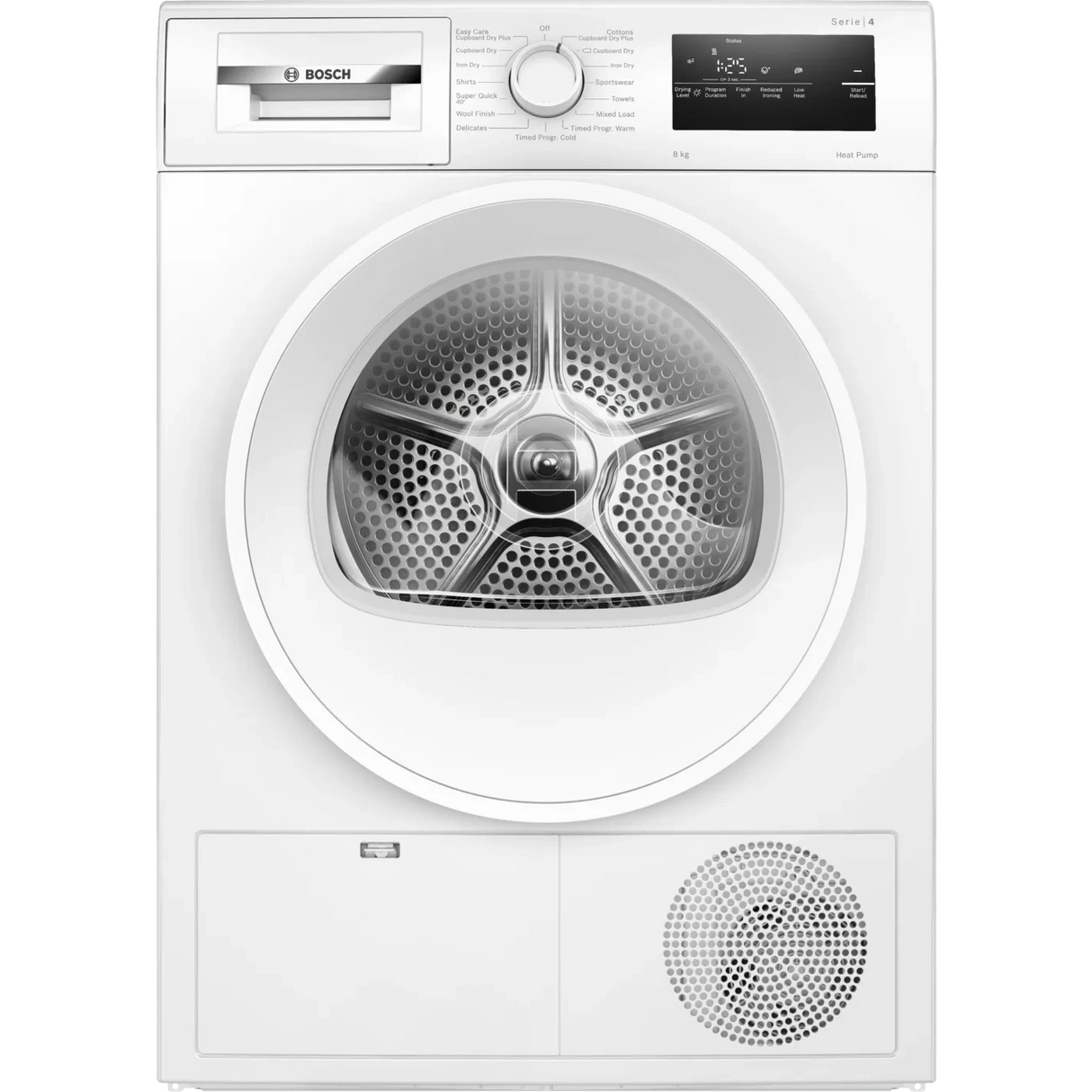 Bosch Series 4 8kg Heat Pump Dryer White | WTH85225GB