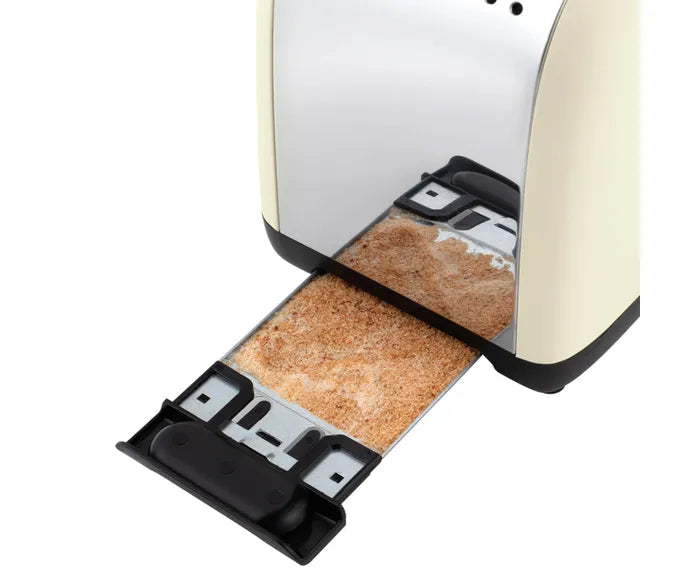 Russell Hobbs Stainless Steel 2 Slice Toaster - Cream | 26551