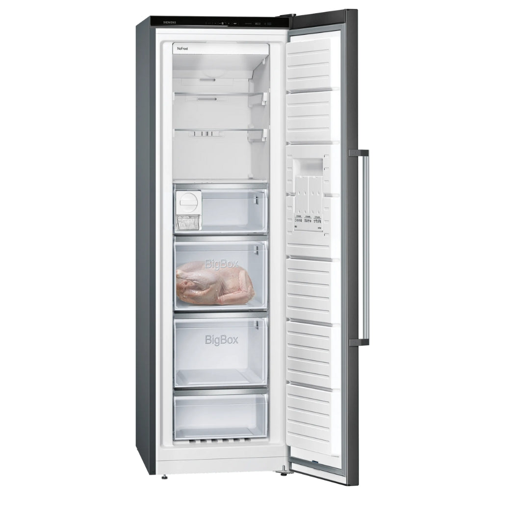 Siemens iQ500 Freestanding Freezer - Black | GS36NAXEP