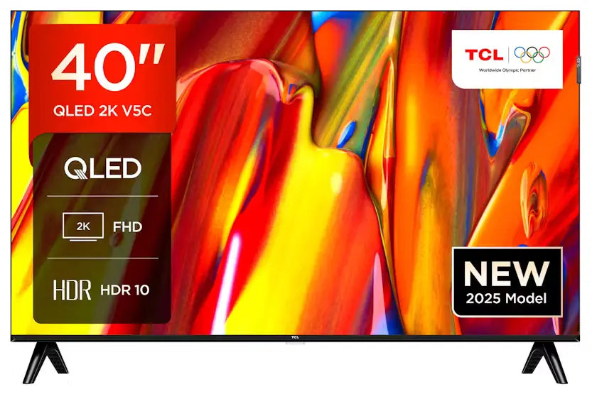TCL 40" QLED Full HD Android Smart TV | 40V5C