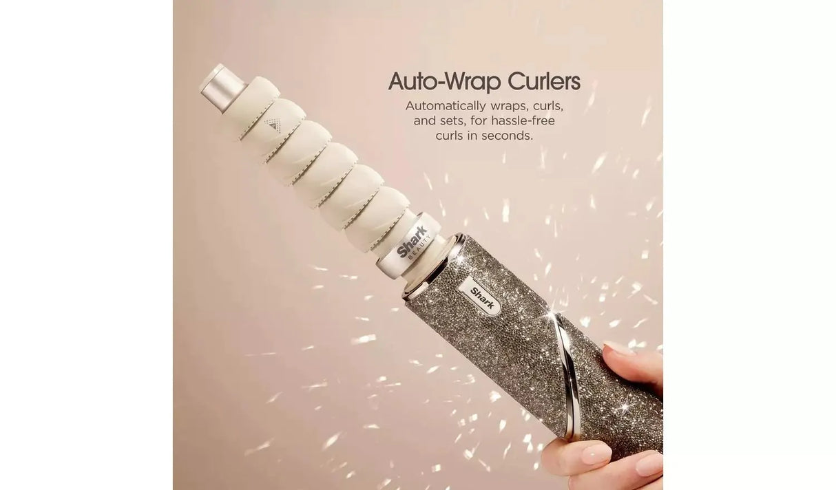 Shark FlexStyle Sparkle Limited Edition 5-in-1 Air Styler & Hair Dryer Gift Set – Gold Diamond | HD446JSUK