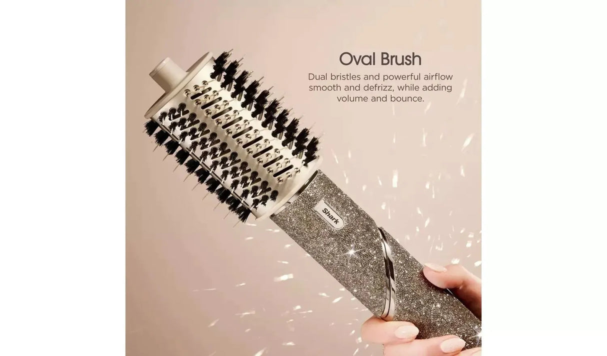 Shark FlexStyle Sparkle Limited Edition 5-in-1 Air Styler & Hair Dryer Gift Set – Gold Diamond | HD446JSUK