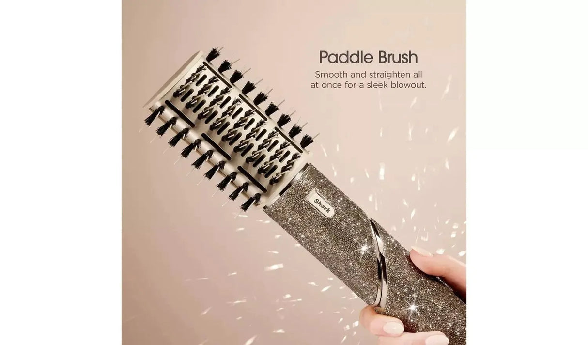 Shark FlexStyle Sparkle Limited Edition 5-in-1 Air Styler & Hair Dryer Gift Set – Gold Diamond | HD446JSUK