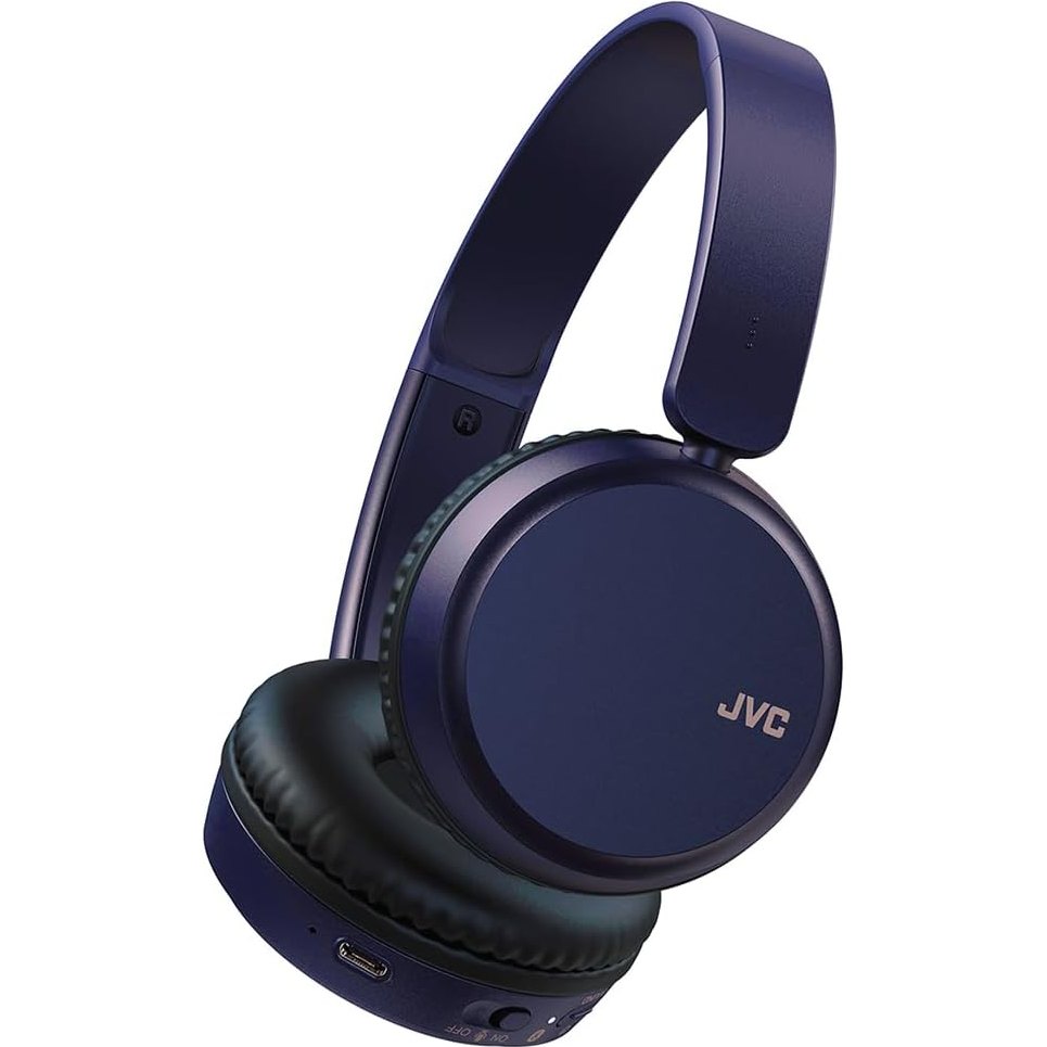 JVC On Ear Bluetooth Headphones - Blue | HAS36WA