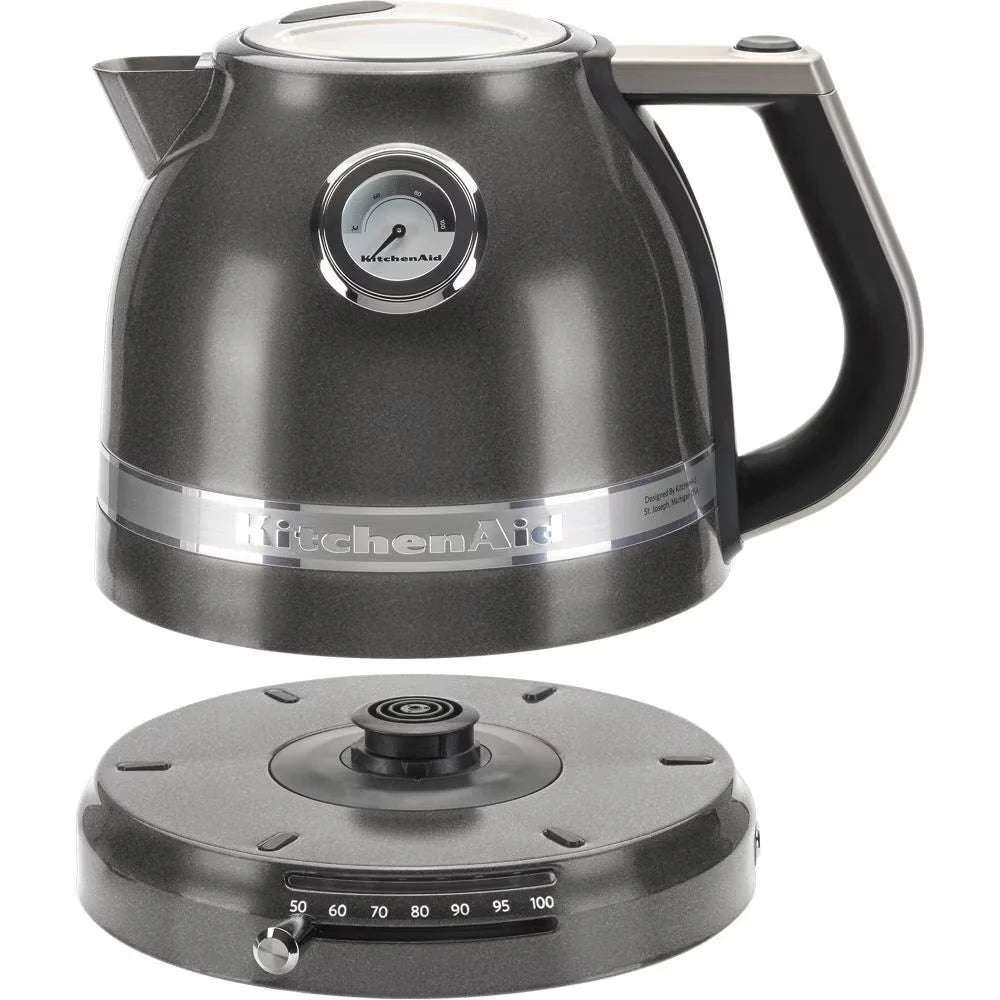 KitchenAid 1.5L Artisan Kettle - Medallion Silver | 5KEK1522BMS