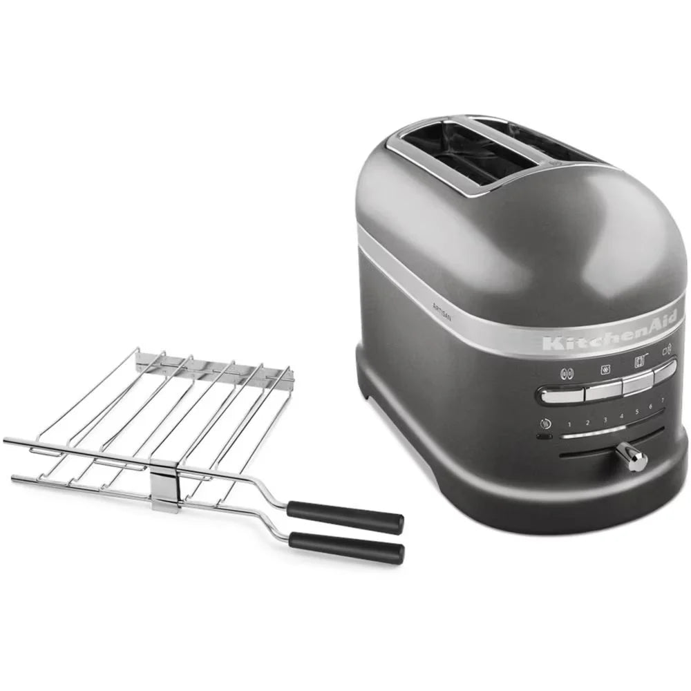 KitchenAid 2 Slice Artisan Toaster - Medallion Silver | 5KMT2204BMS