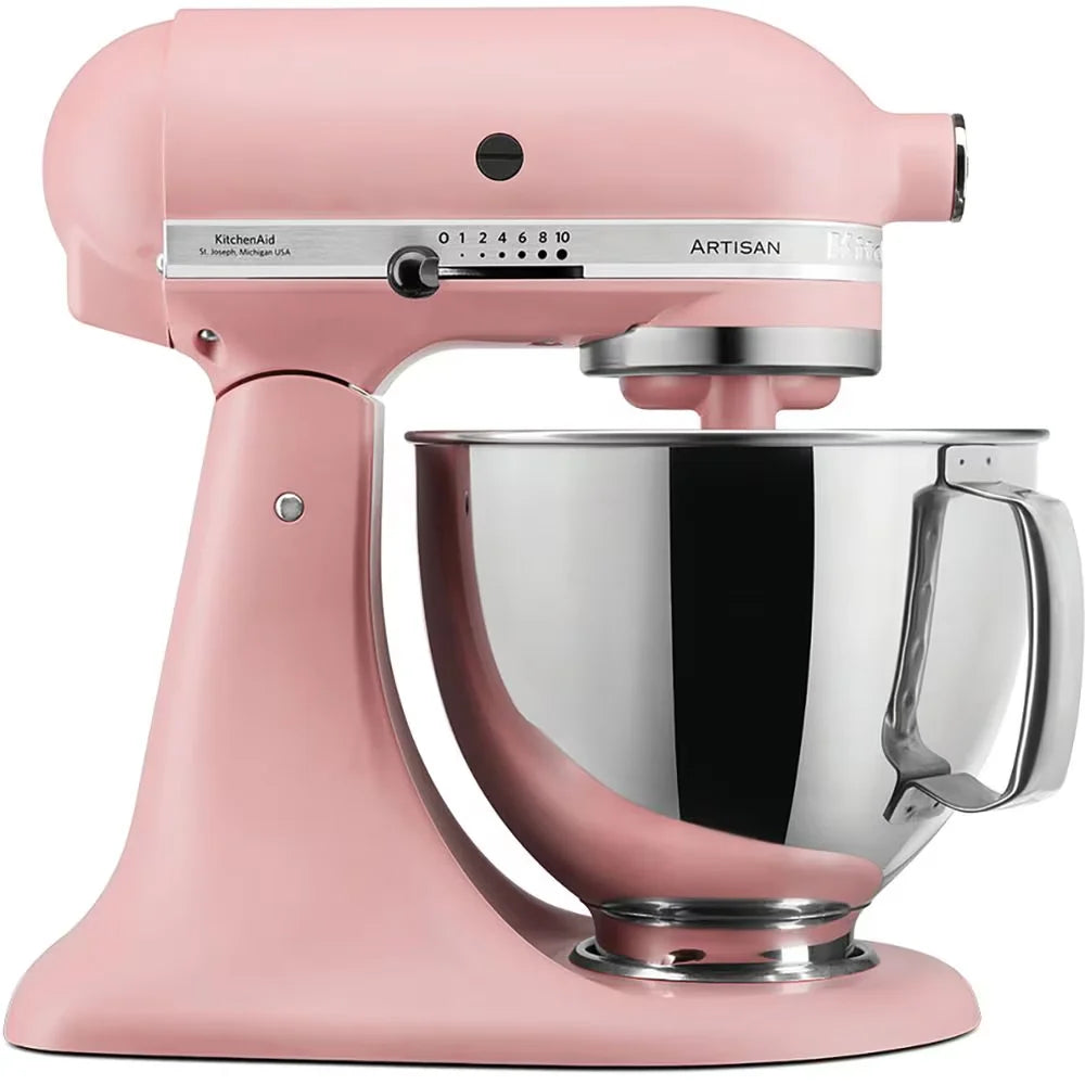 KitchenAid Mixer Tilt-Head 4.8L Artisan With Accessories - Dried Rose | 5KSM175PSBDR