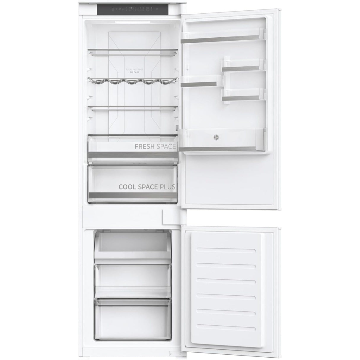 Hoover 70:30 Frost Free Integrated Fridge Freezer HFTN5518EW-1