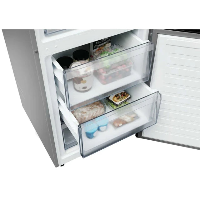 Hoover 60/40 Fridge Freezer - Silver | HONCQ2T618EXK