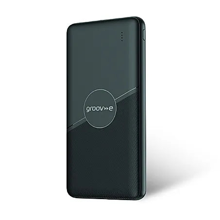 Groov-e 10,000mAh Portable Charger - Black | GVCH10000
