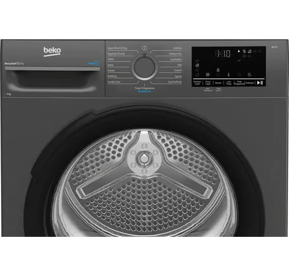 Beko 9kg Heat Pump Dryer - Anthracite | BM3T3933NA