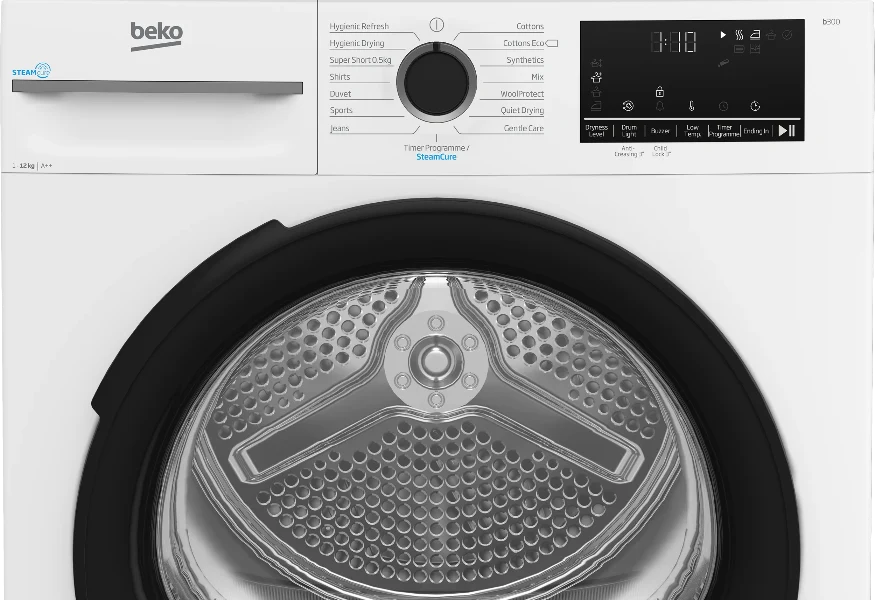 Beko 12kg Heat Pump Tumble Dryer - White | BM3T31233NW