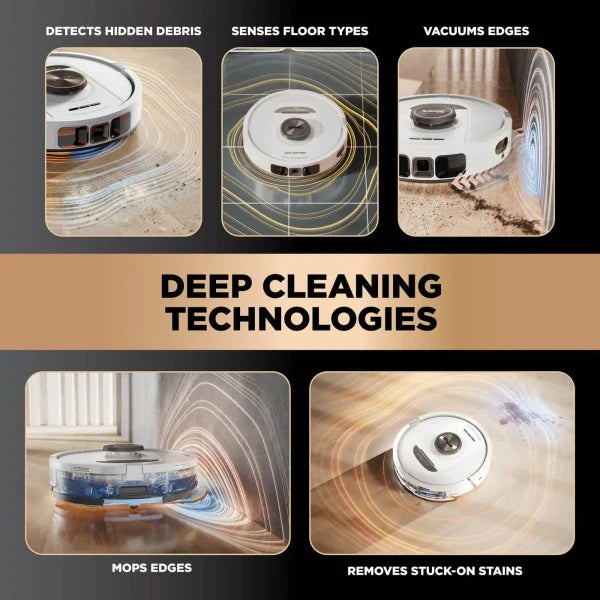 Shark PowerDetect NeverTouch Pro 2-in-1 Robot Vacuum Cleaner - White | RV2800ZEUKWH