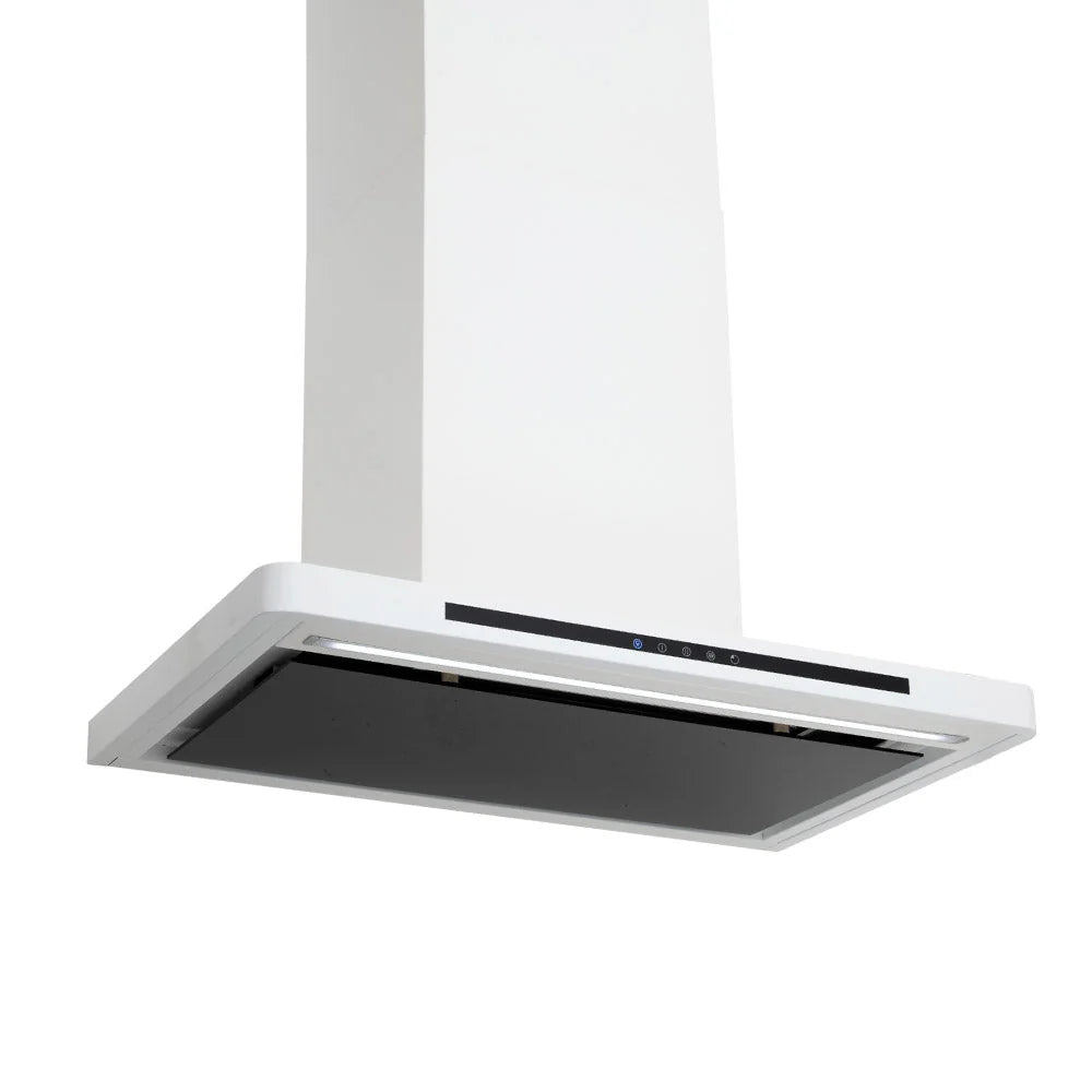 Luxair LINEA Premium 80cm Slimline Cooker Hood - White | LA-80-LINEA-WHT