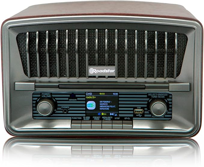 Roadstar HRA-270CD+BT Portable CD Radio Vintage | HRA-270CDBT