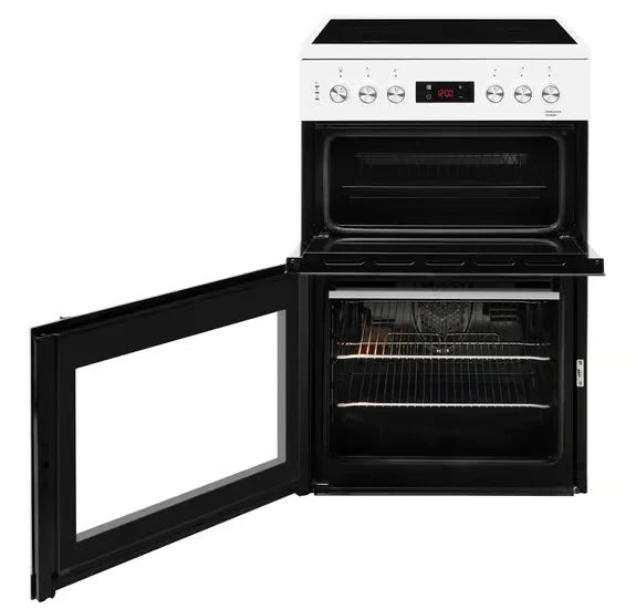 Beko 60cm Double Oven Electric Cooker | KDC653W