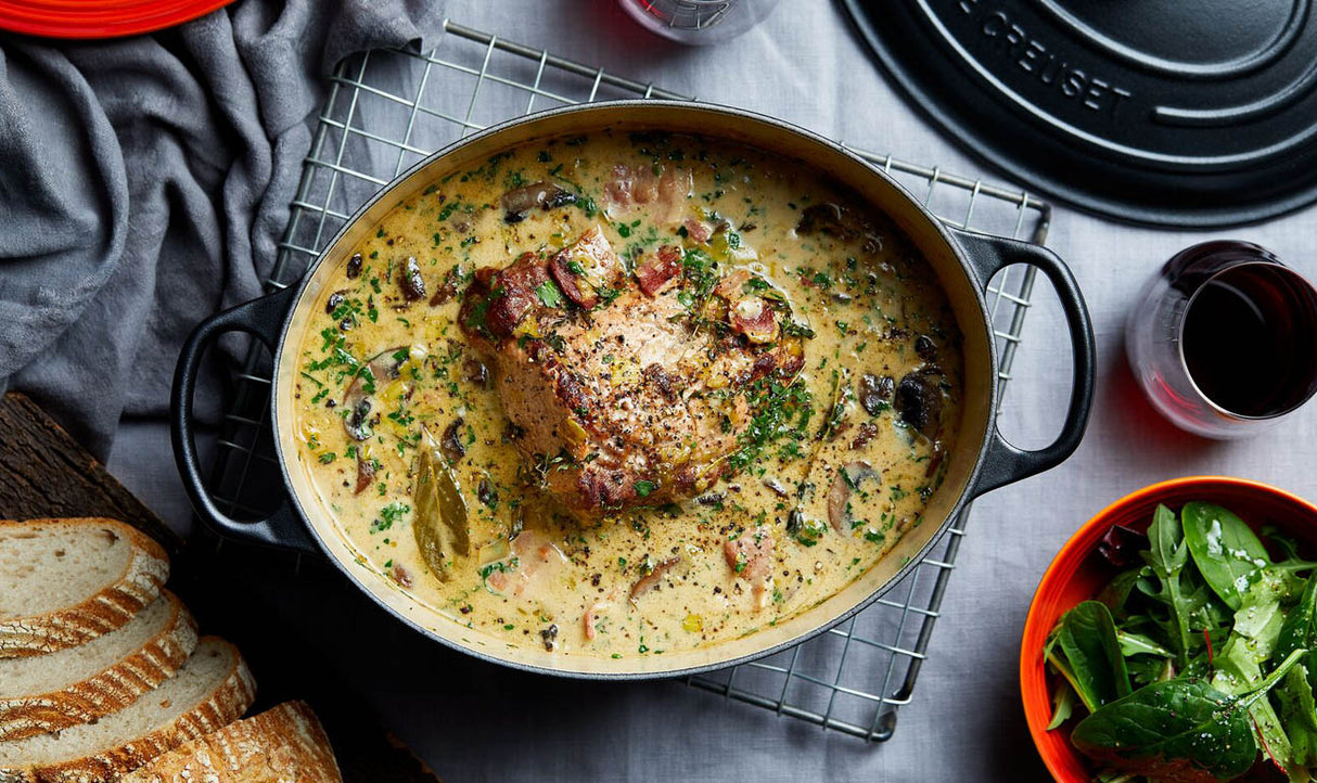 Le Creuset Signature 29cm Cast Iron Oval Casserole - Satin Black | 21178290002430